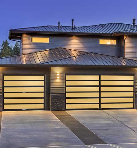 amarr garage door installation near you in texas h-multiview-glazed-dark-brown-anodize-aluminum-single-double-garage-door-FR